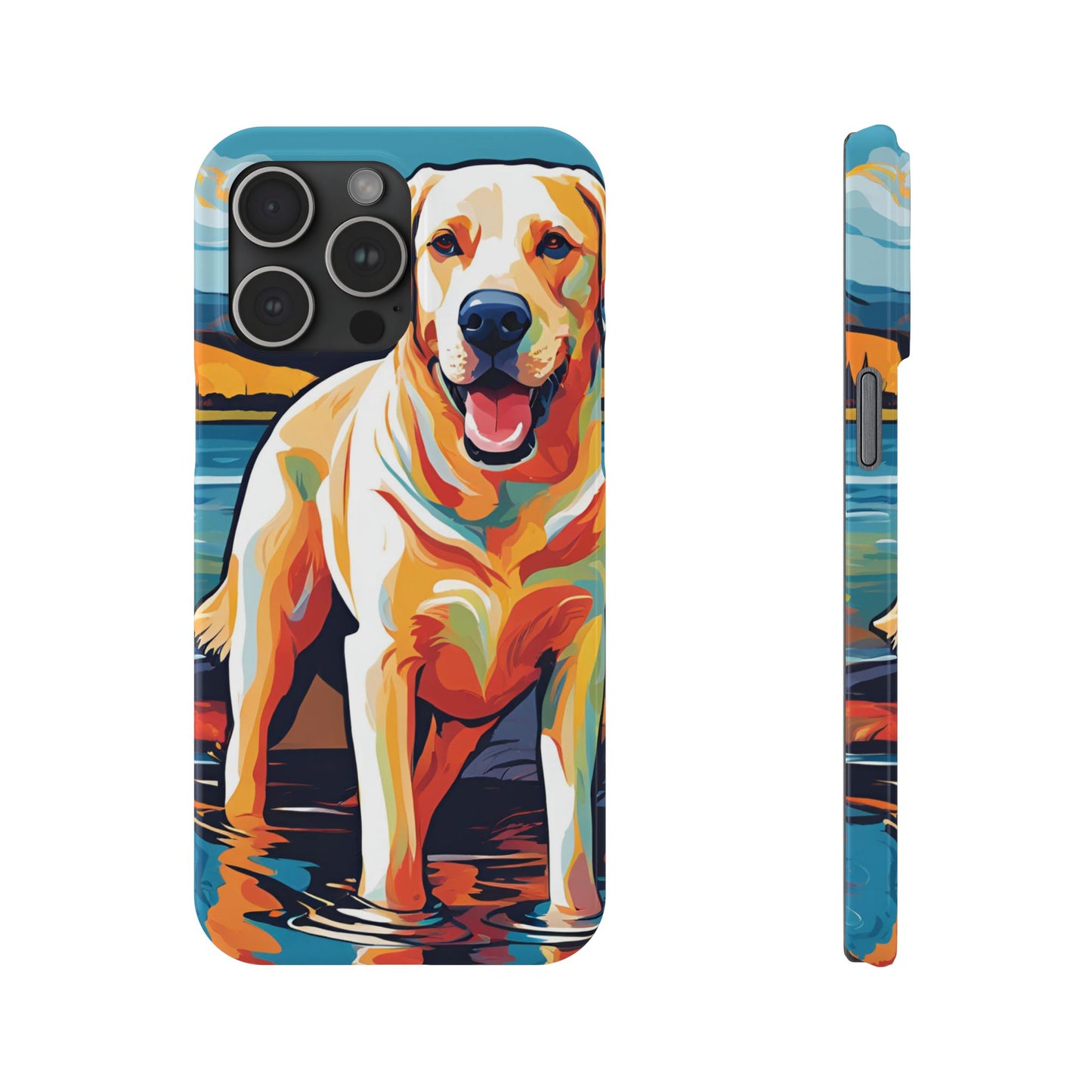 Yellow Lab Slim Phone Case