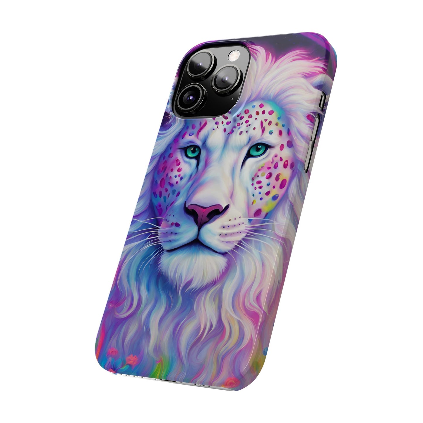 White Lion Slim Phone Case