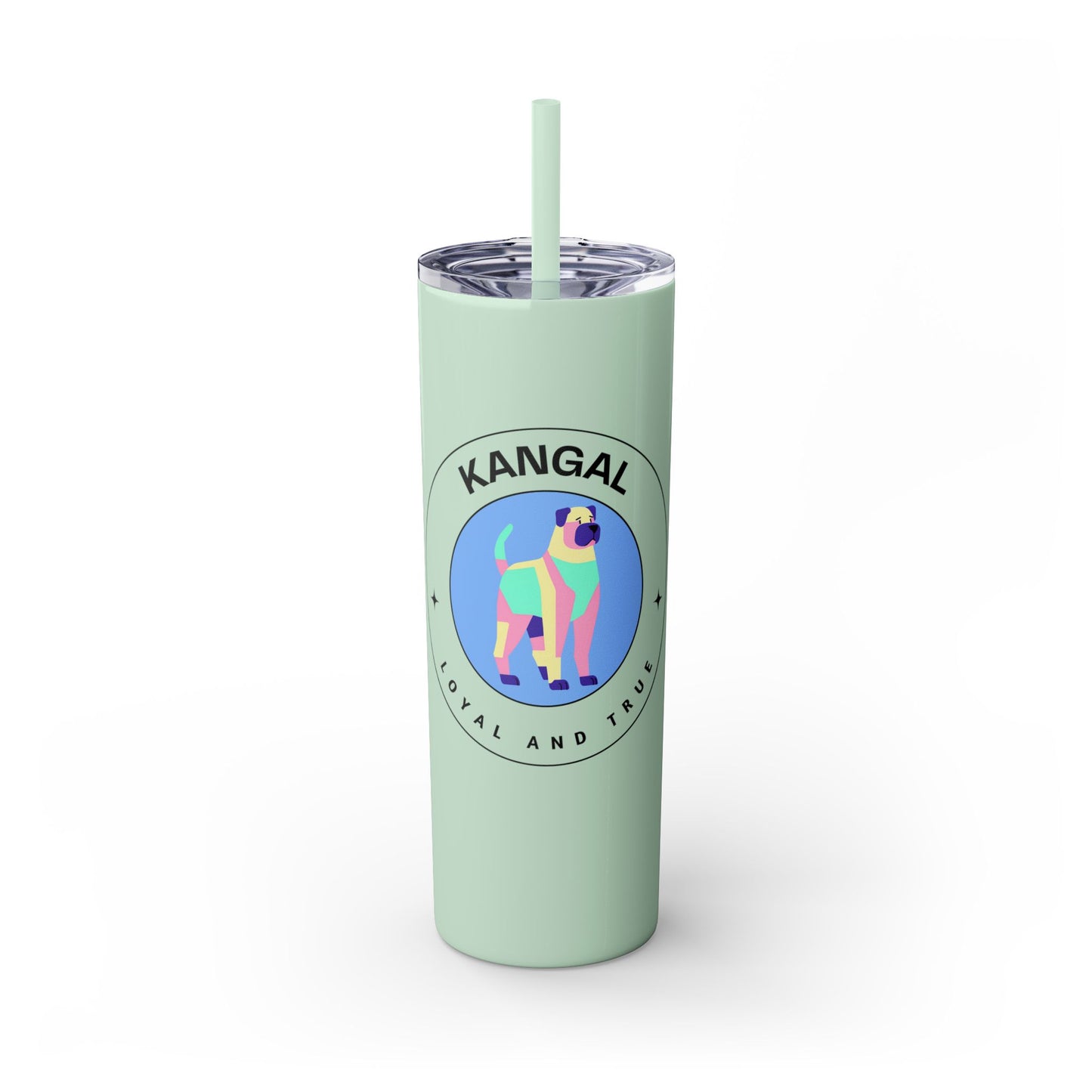 Kangal Skinny Tumbler with Straw, 20oz