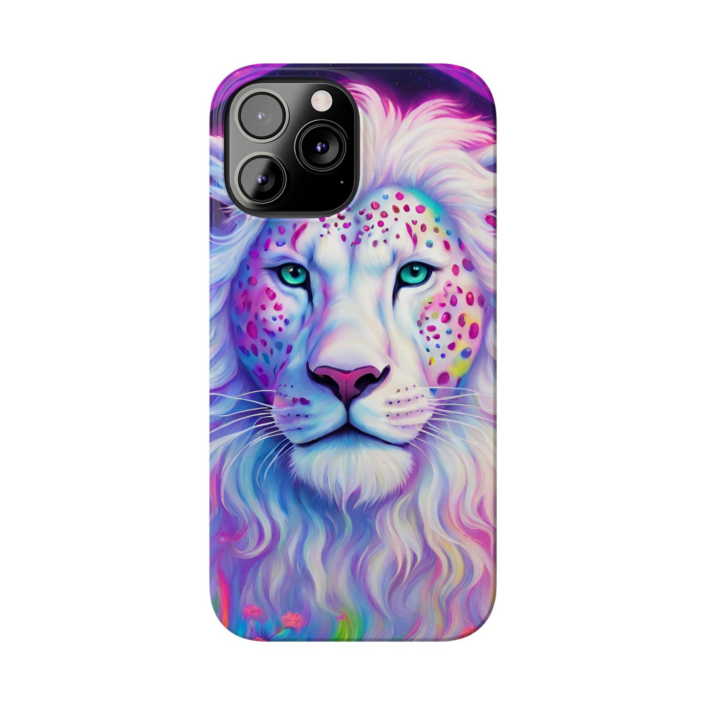 White Lion Slim Phone Case