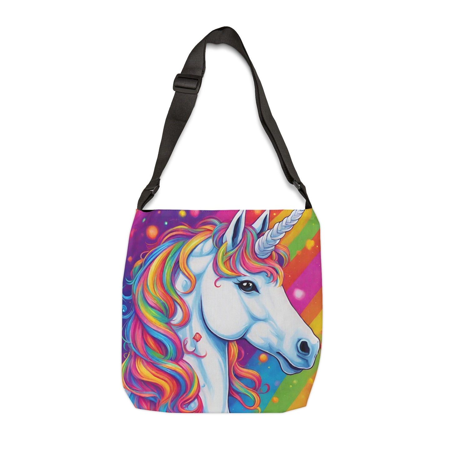 Rainbow Unicorn Adjustable Tote