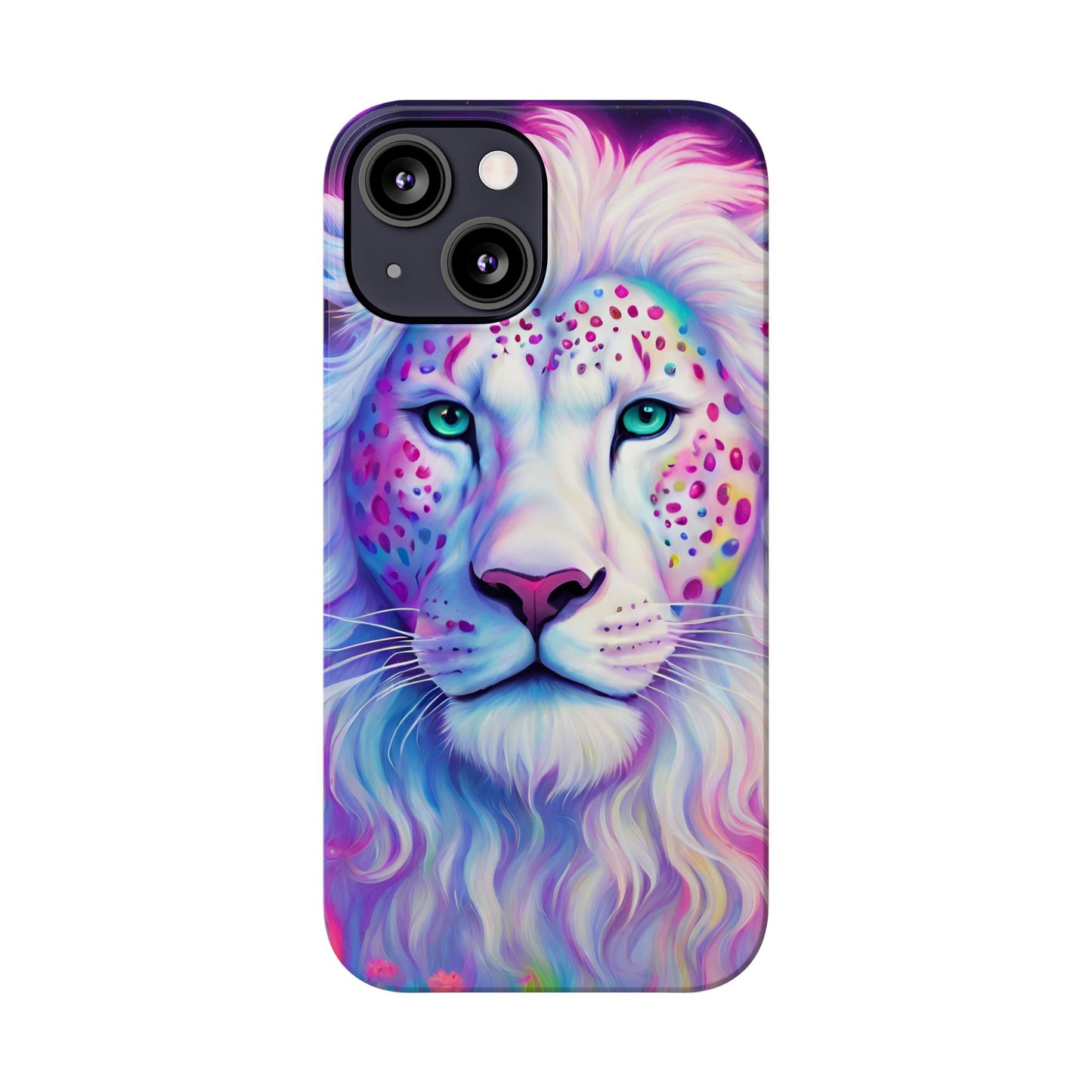 White Lion Slim Phone Case