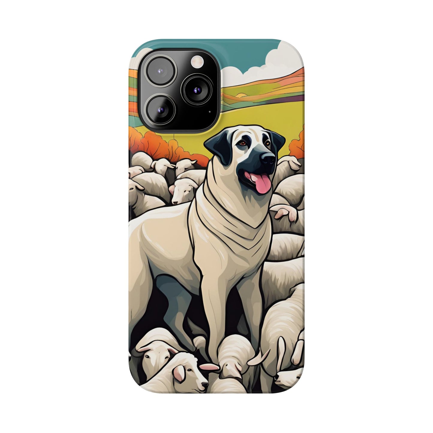 Kangal with flock Slim Phone Case