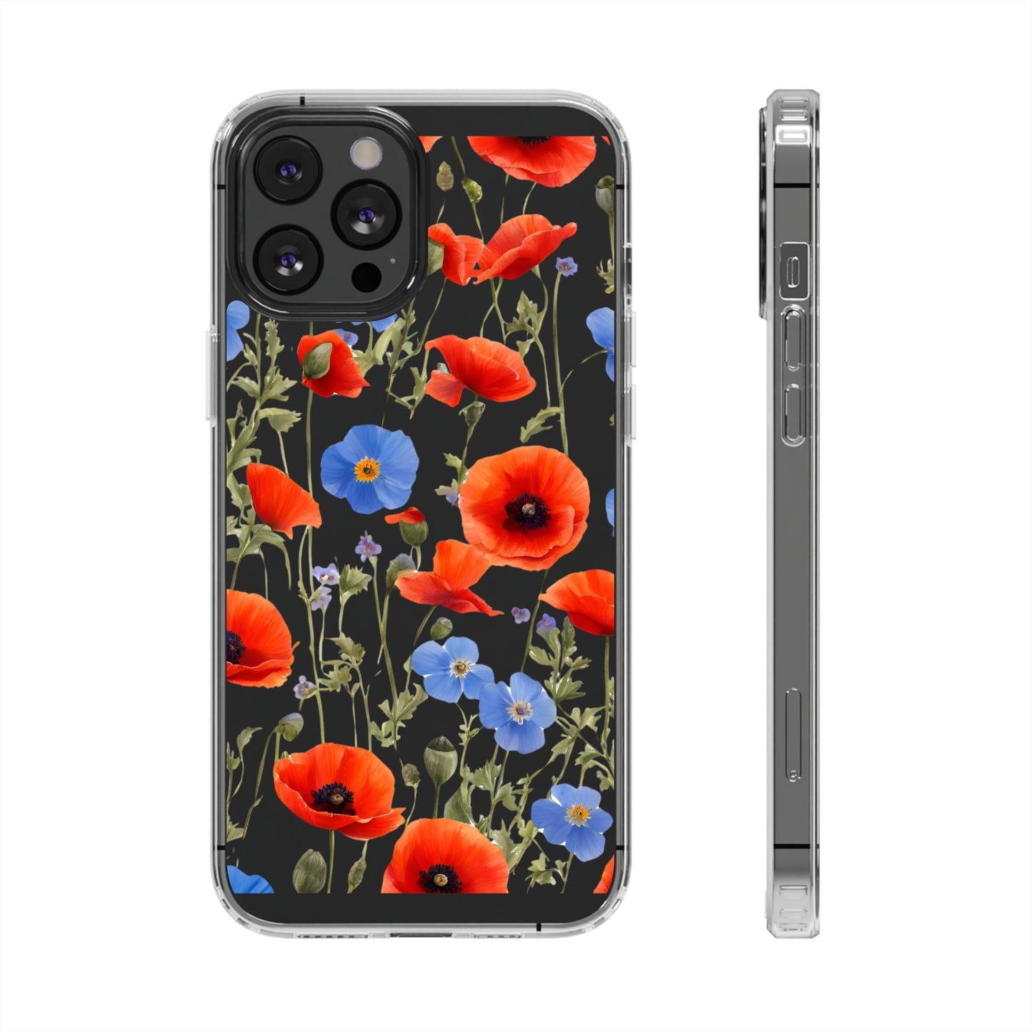 Poppy Clear Phone Case