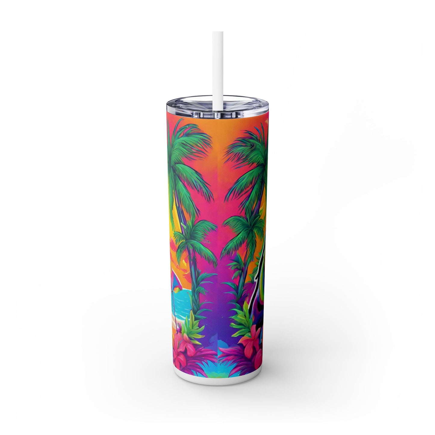 Cool Seal Skinny Tumbler with Straw, 20oz