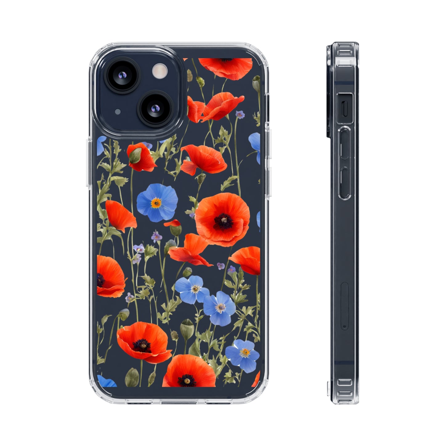 Poppy Clear Phone Case