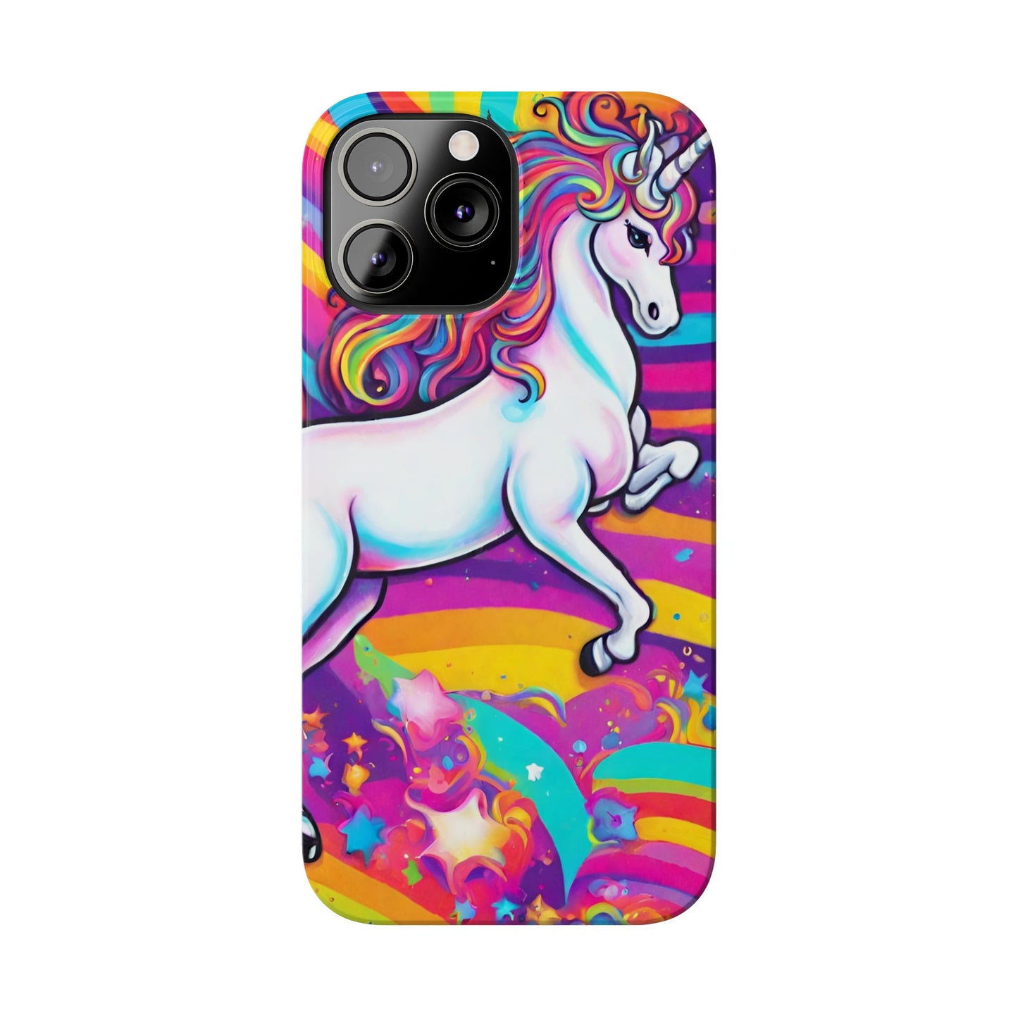 Rainbow Unicorn Slim Phone Case