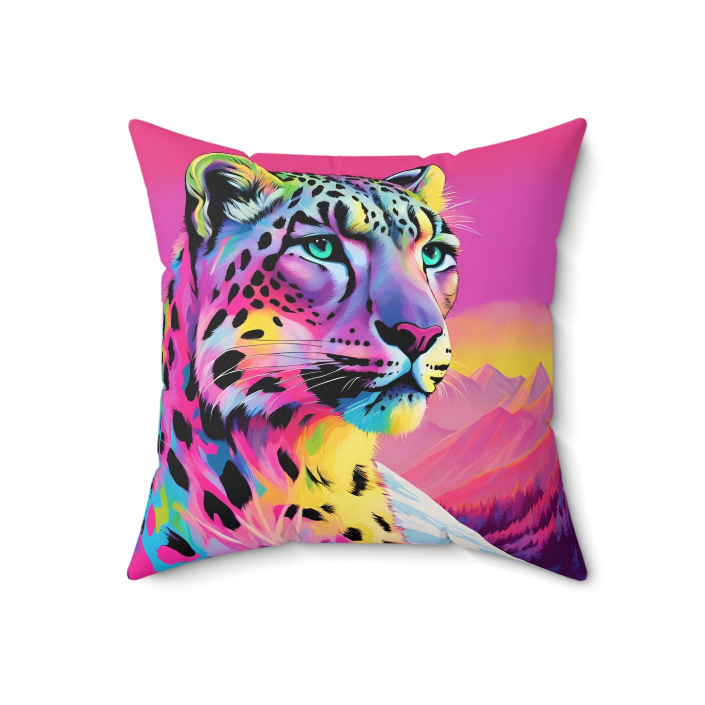 Snow Leopard Pillow