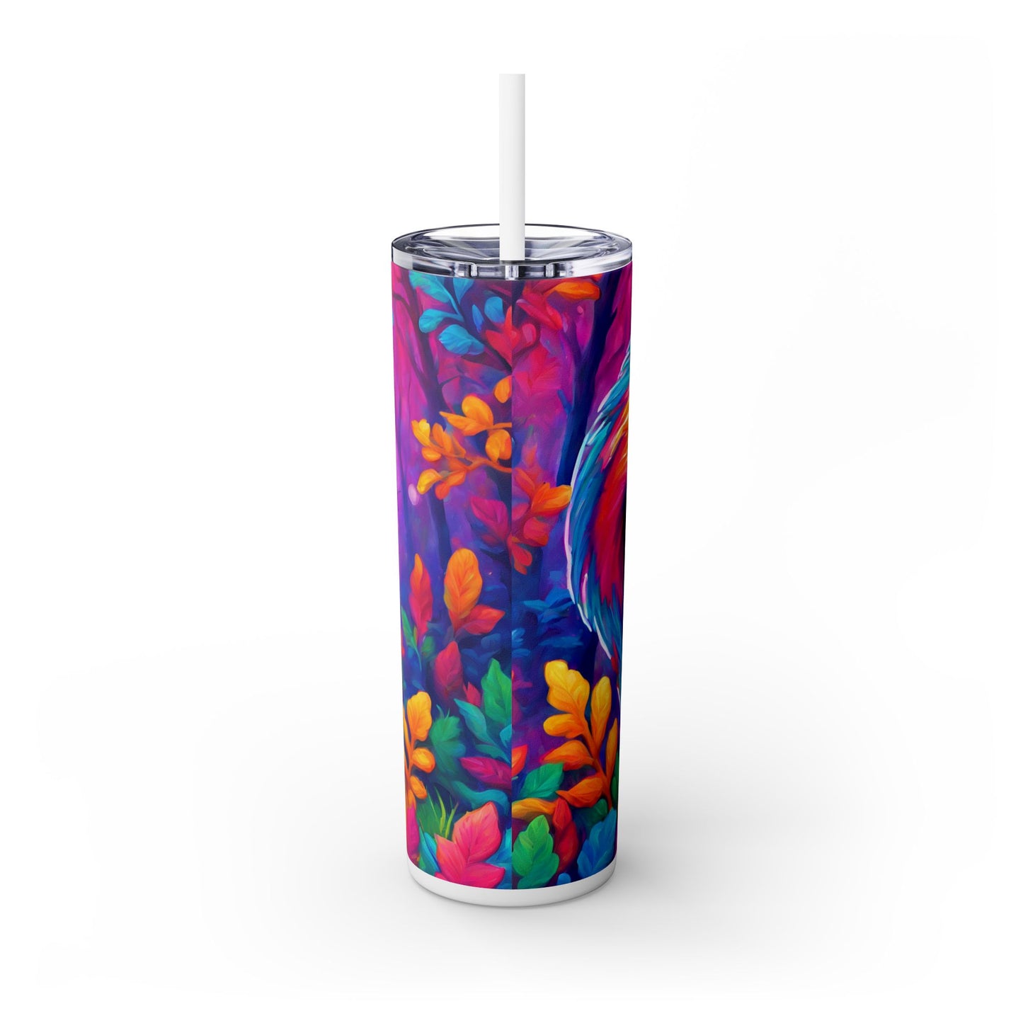 Squirrel Skinny Tumbler with Straw, 20oz