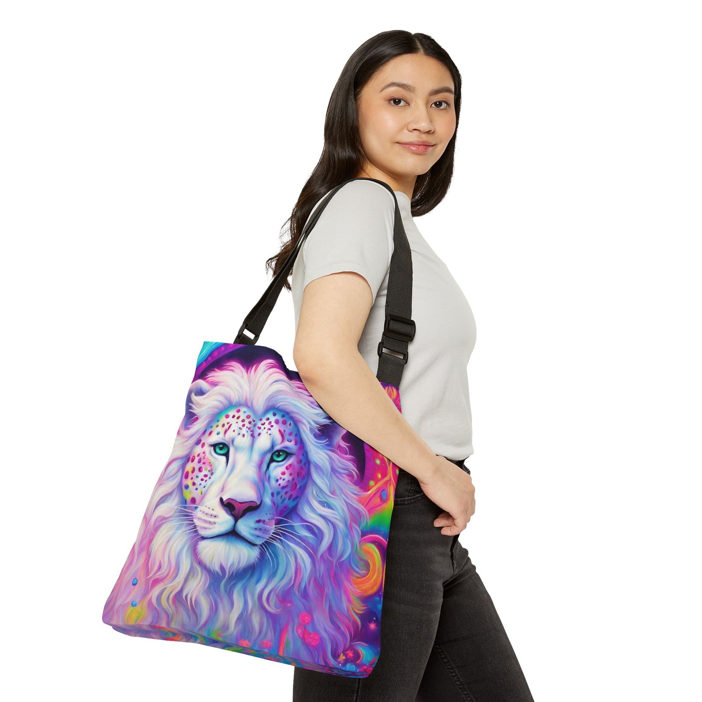 White Lion Adjustable Tote