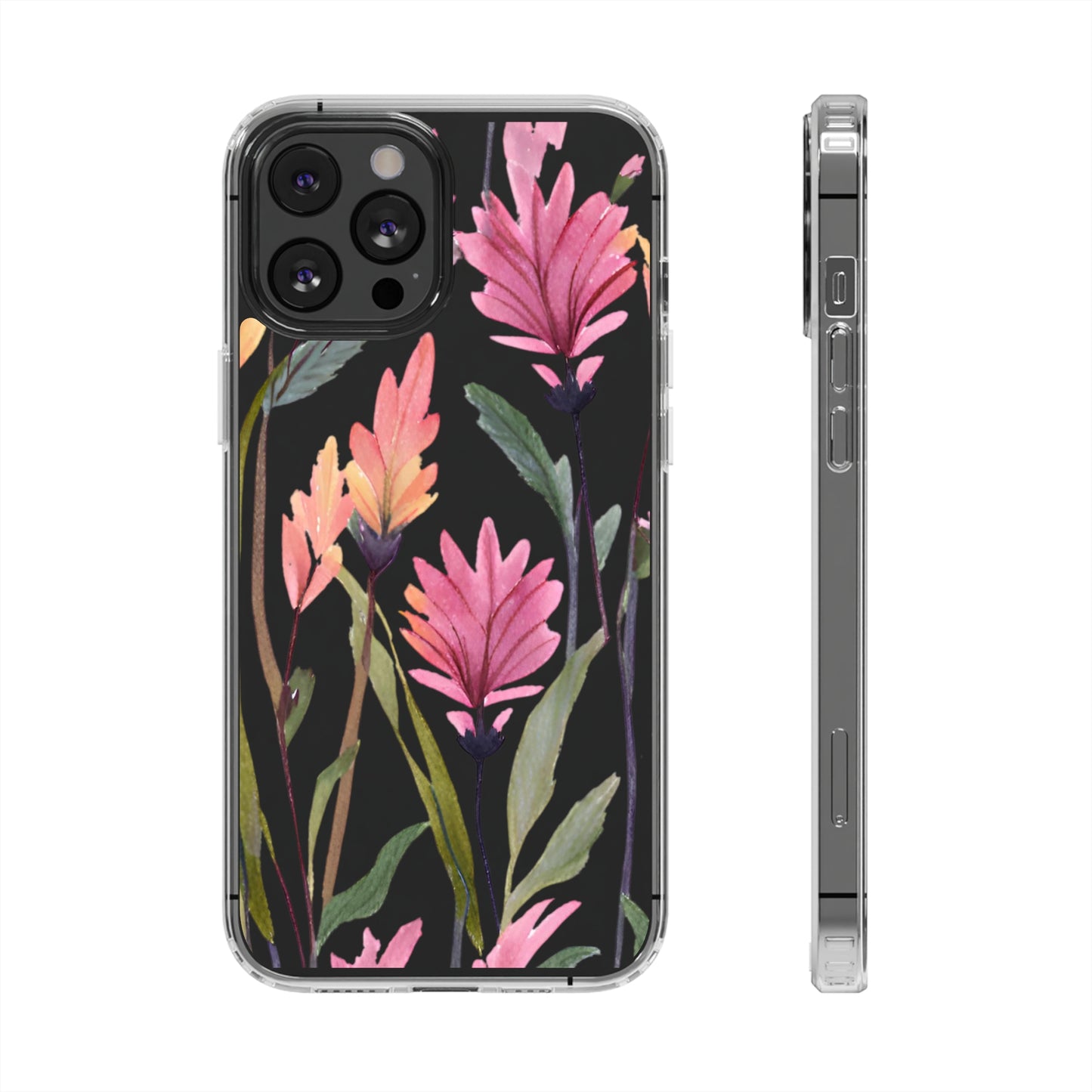 Flower Clear Phone Case