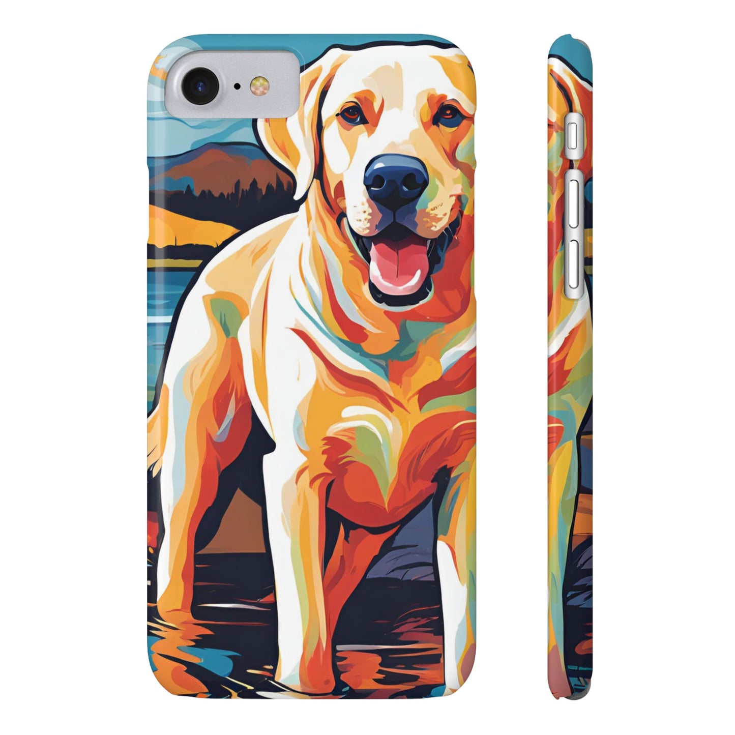 Yellow Lab Slim Phone Case