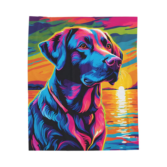 Lab Plush Blanket