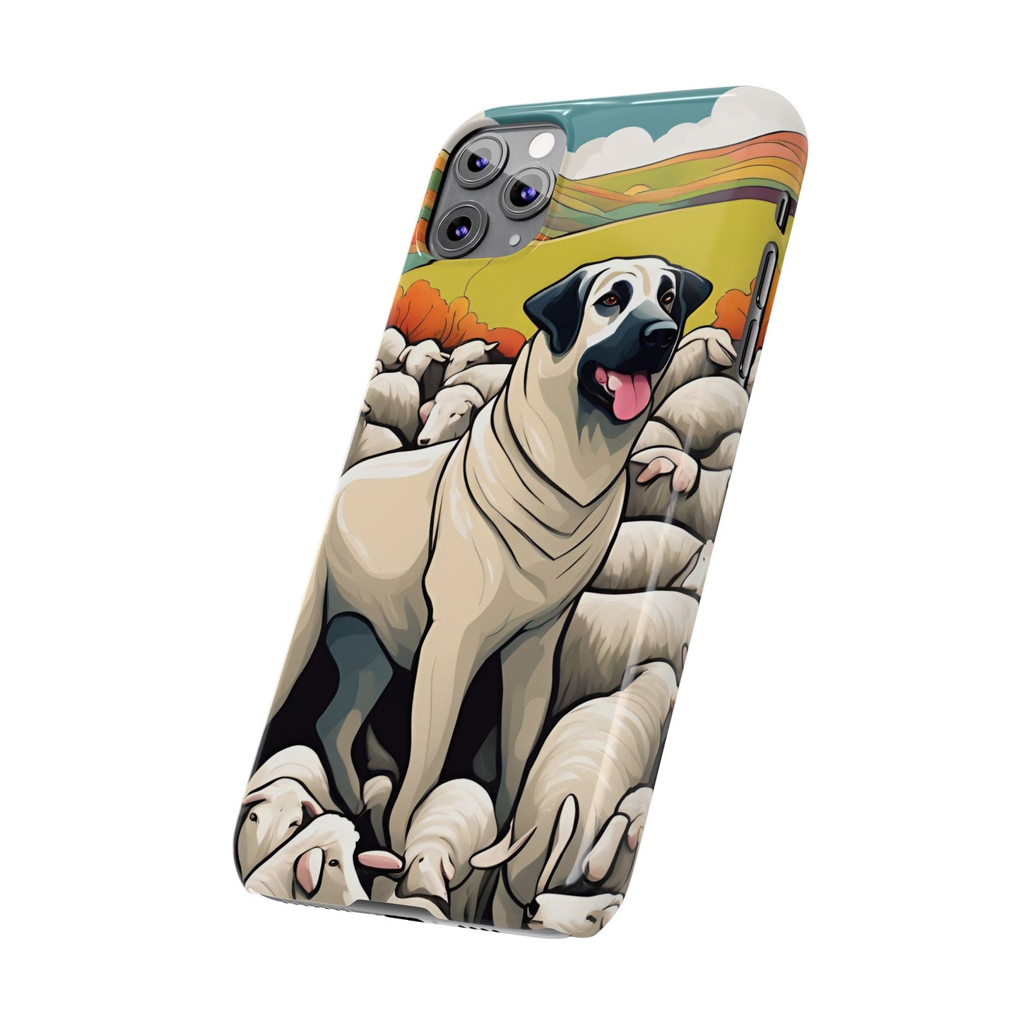 Kangal with flock Slim Phone Case