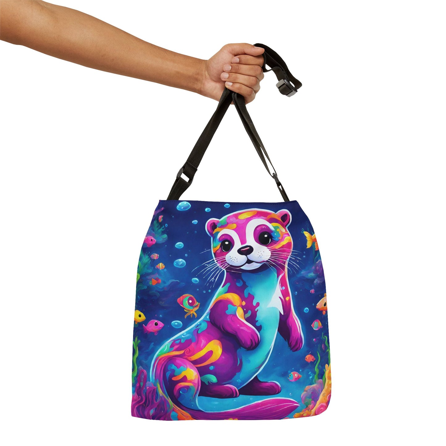 Baby Otter Adjustable Tote Bag