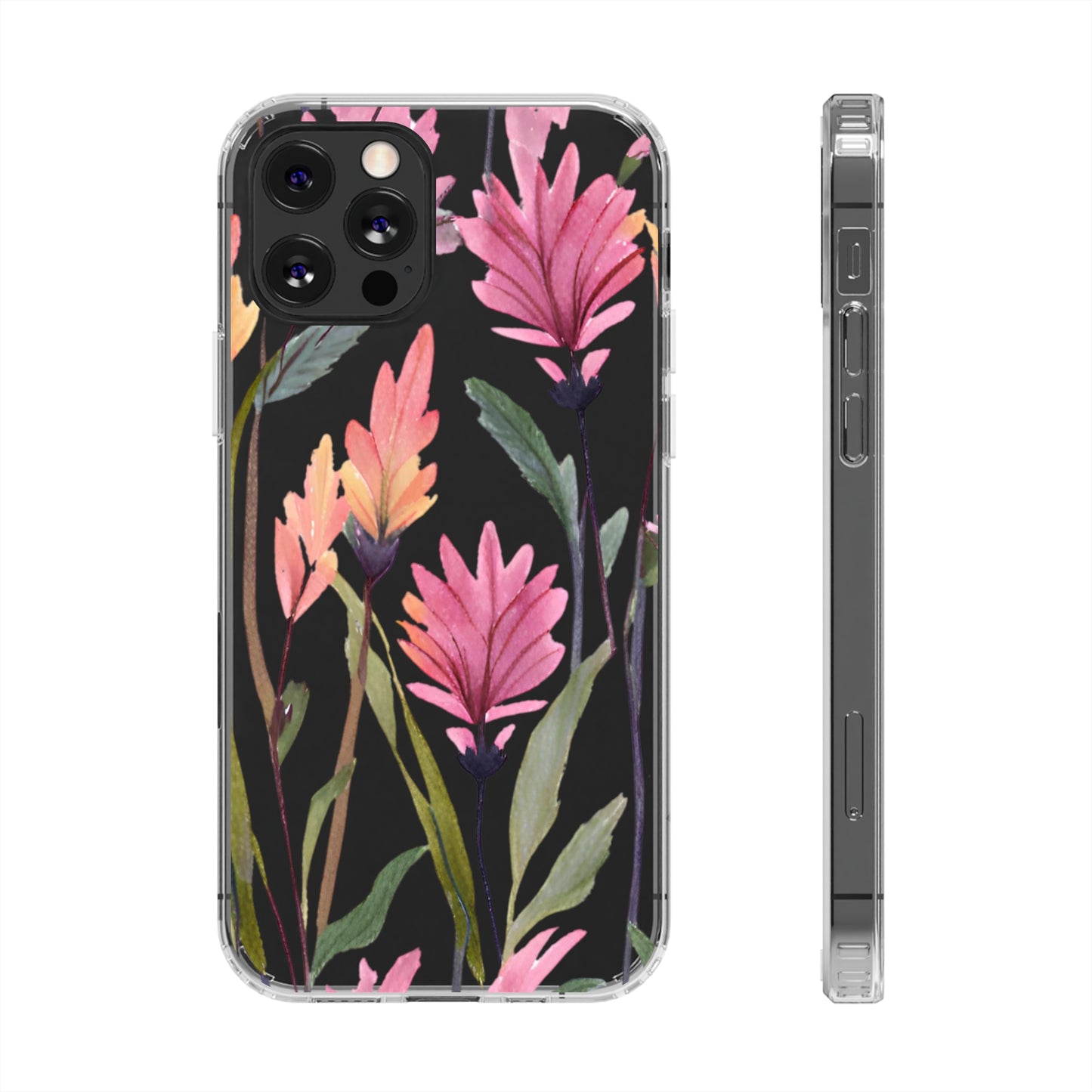 Flower Clear Phone Case