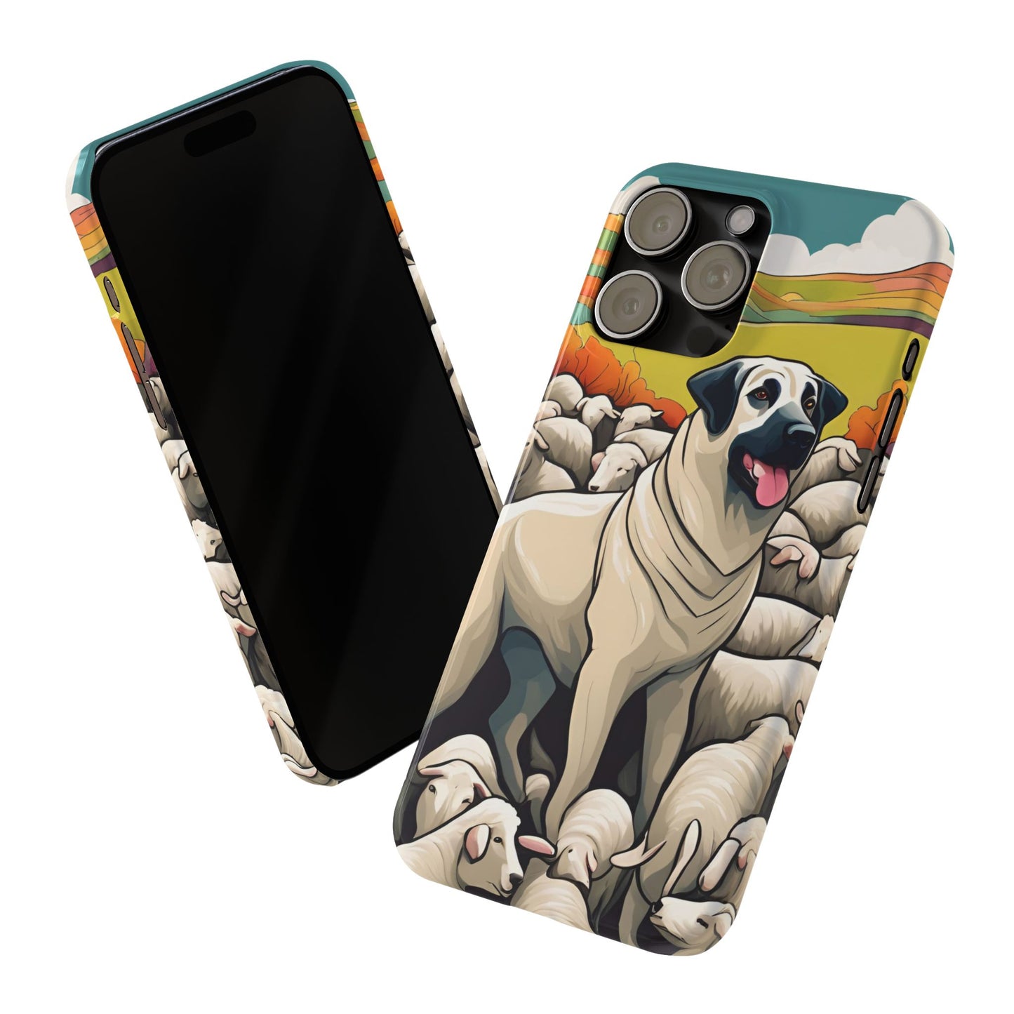 Kangal with flock Slim Phone Case