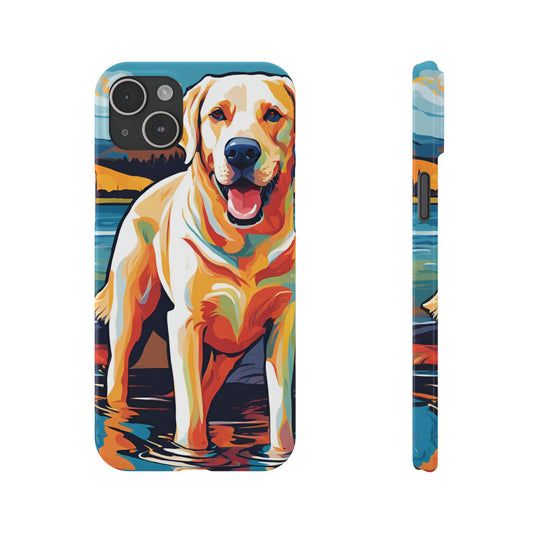 Yellow Lab Slim Phone Case