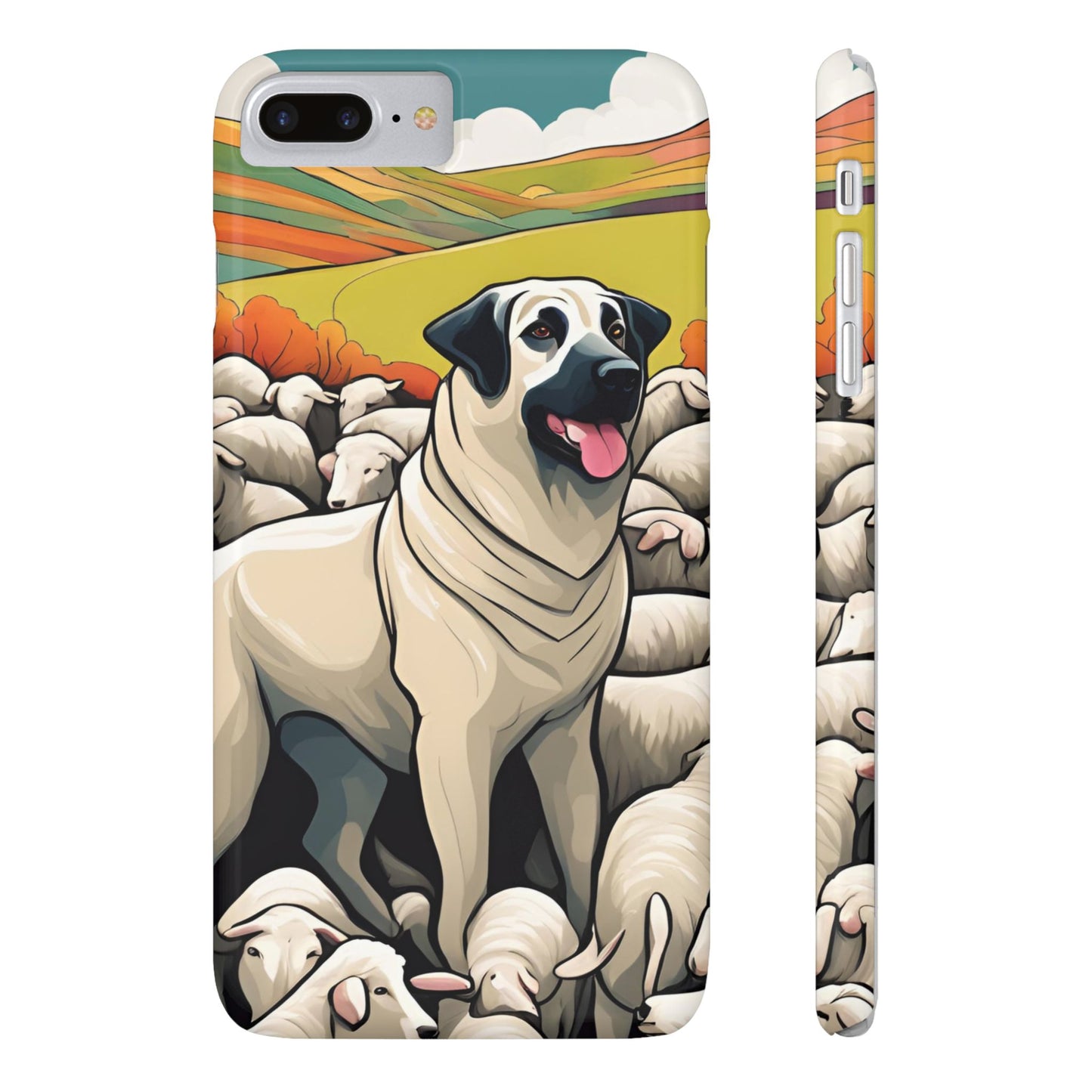 Kangal with flock Slim Phone Case