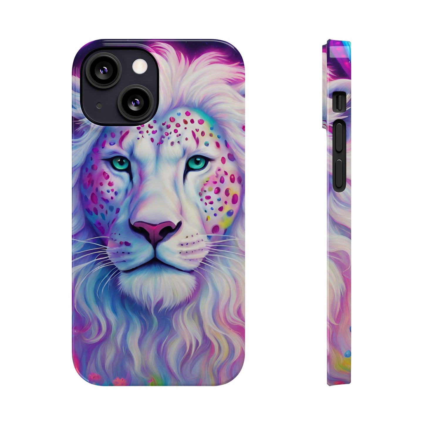 White Lion Slim Phone Case