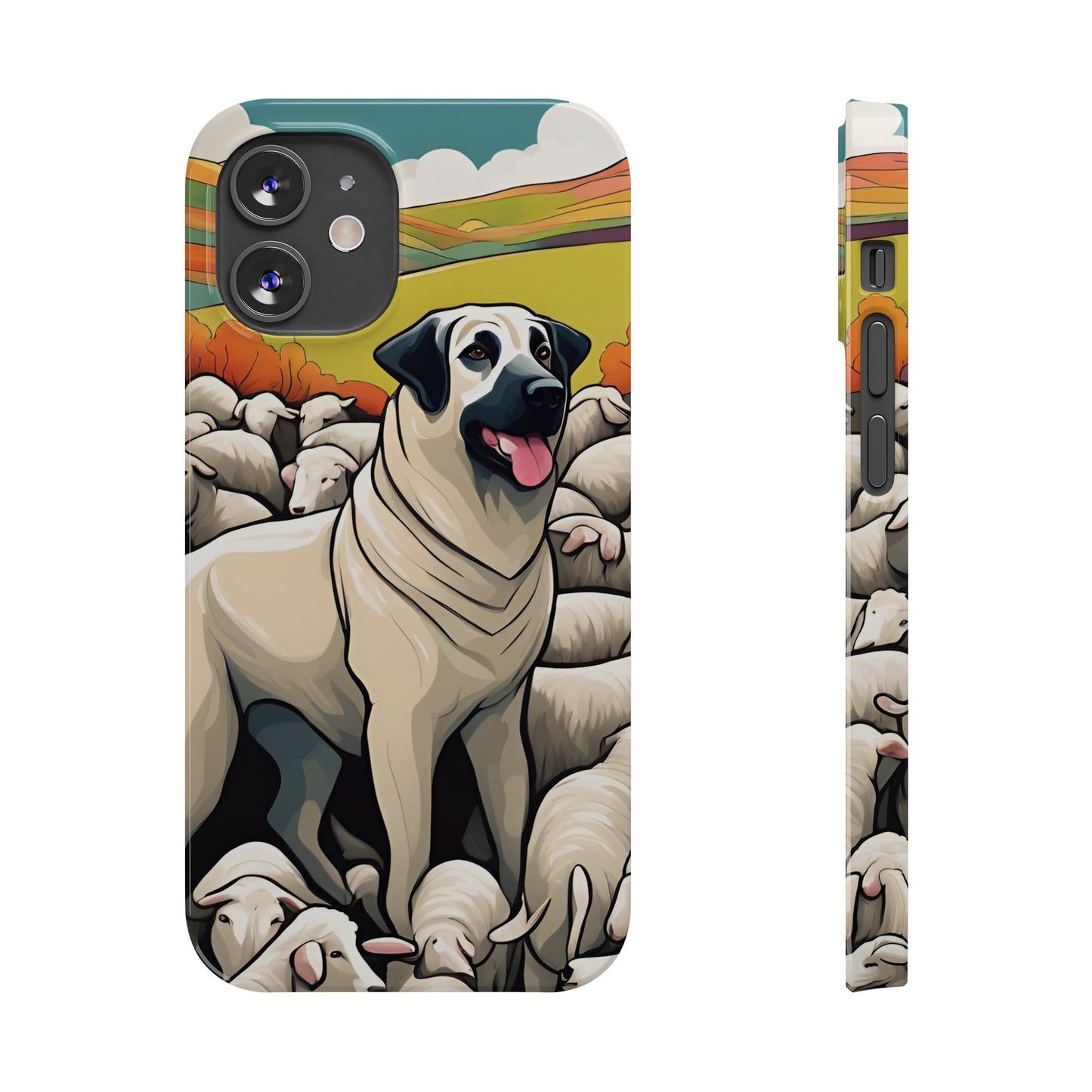 Kangal with flock Slim Phone Case