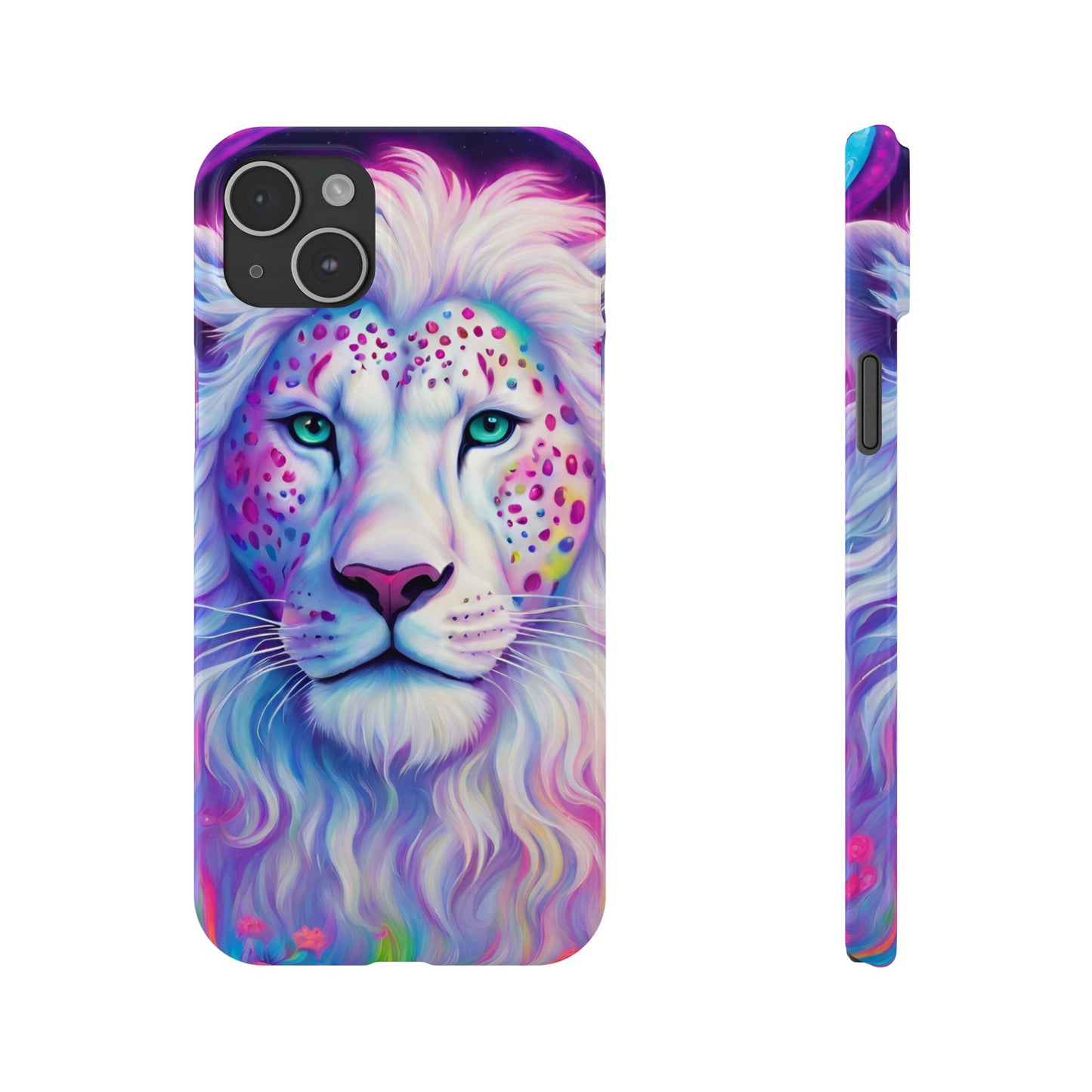 White Lion Slim Phone Case