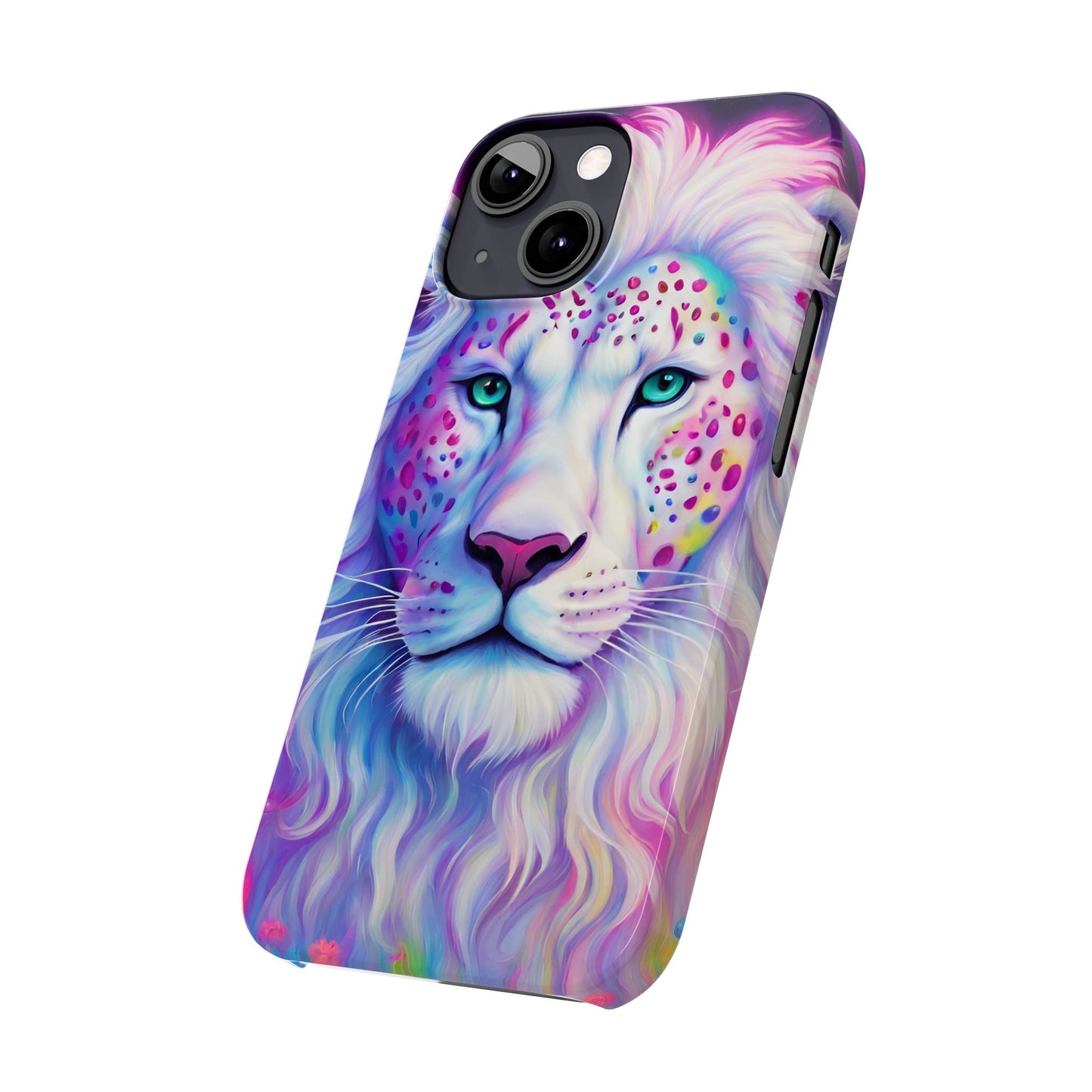 White Lion Slim Phone Case