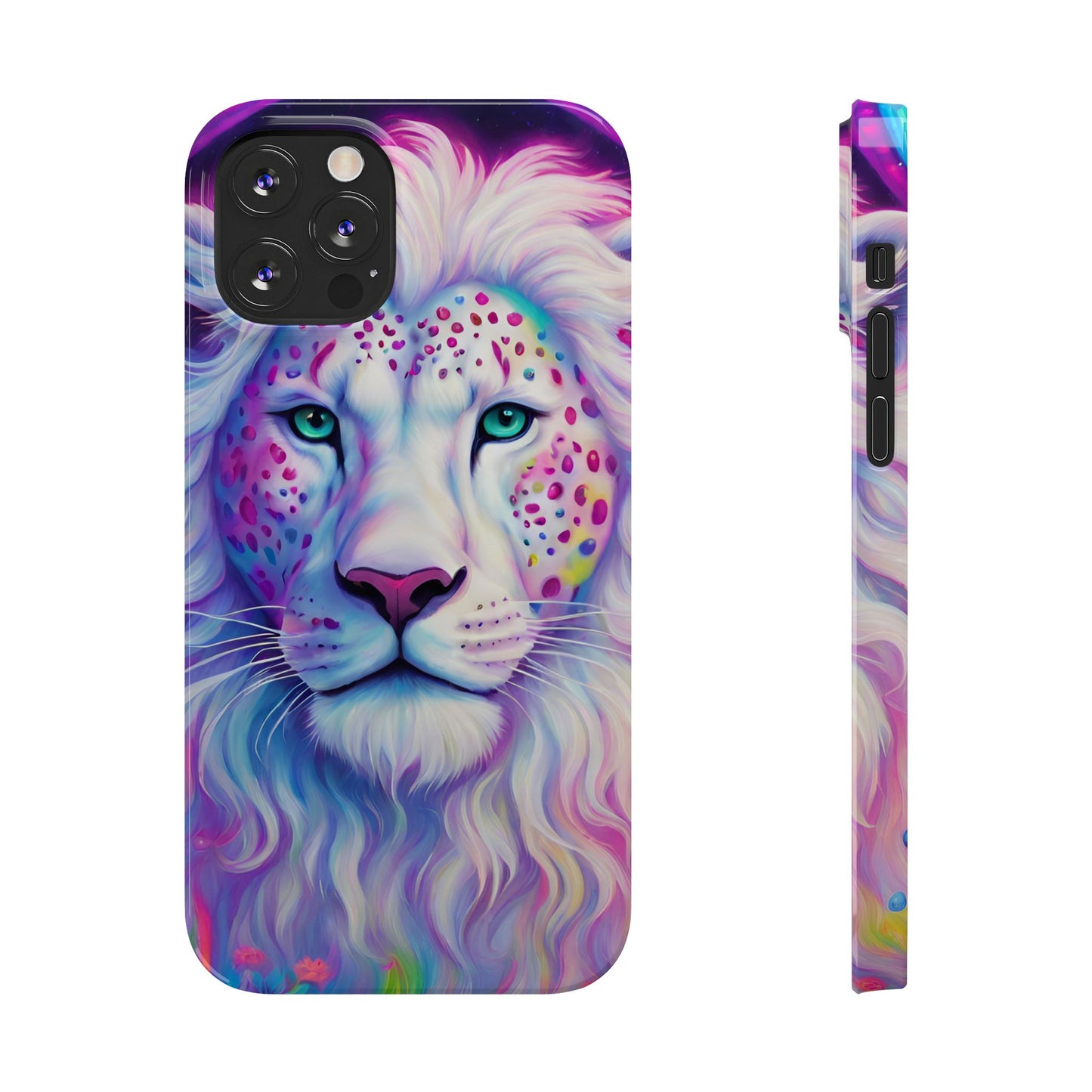 White Lion Slim Phone Case