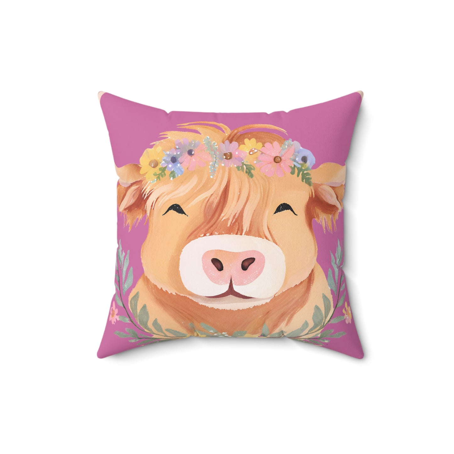 Highland Cow Pillow