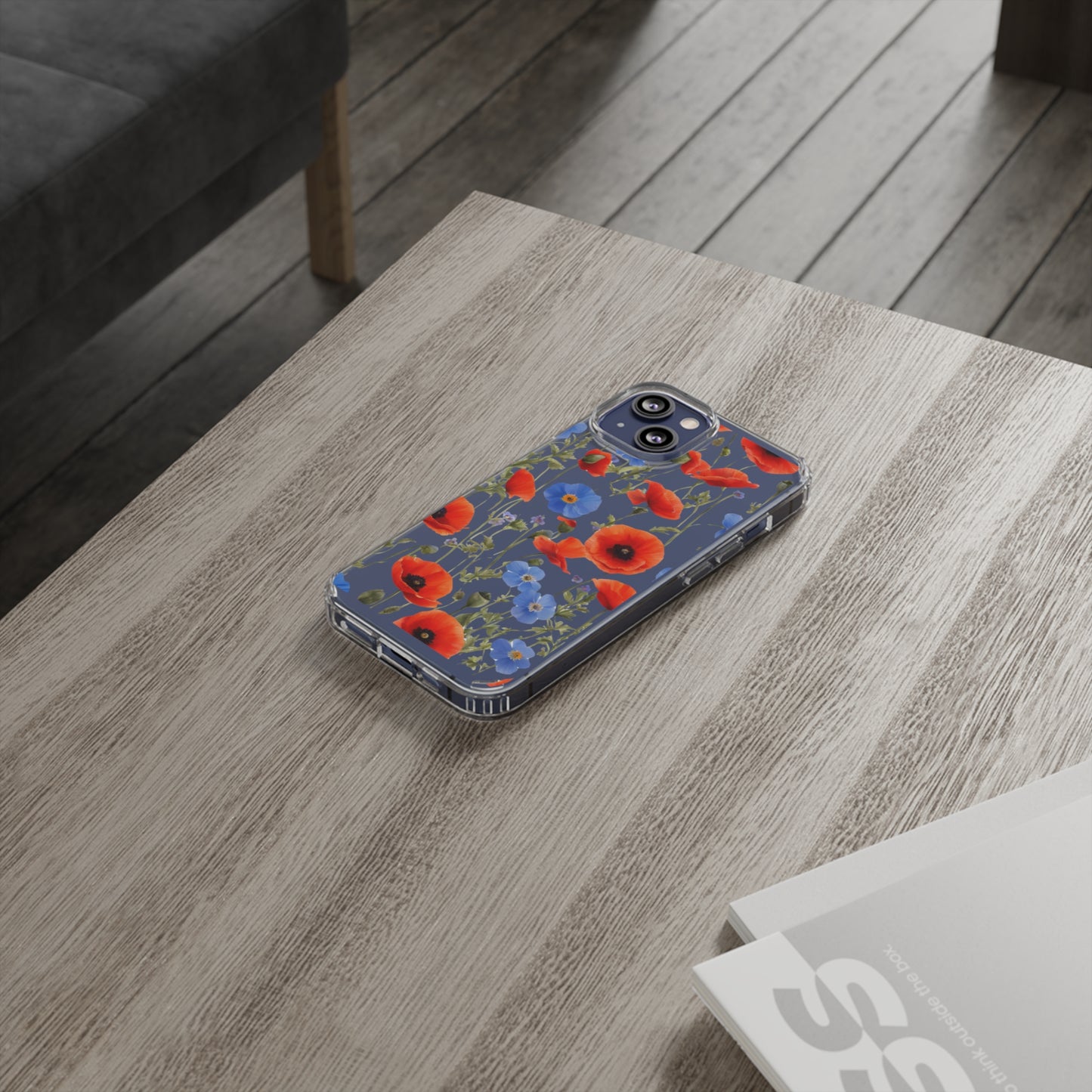 Poppy Clear Phone Case