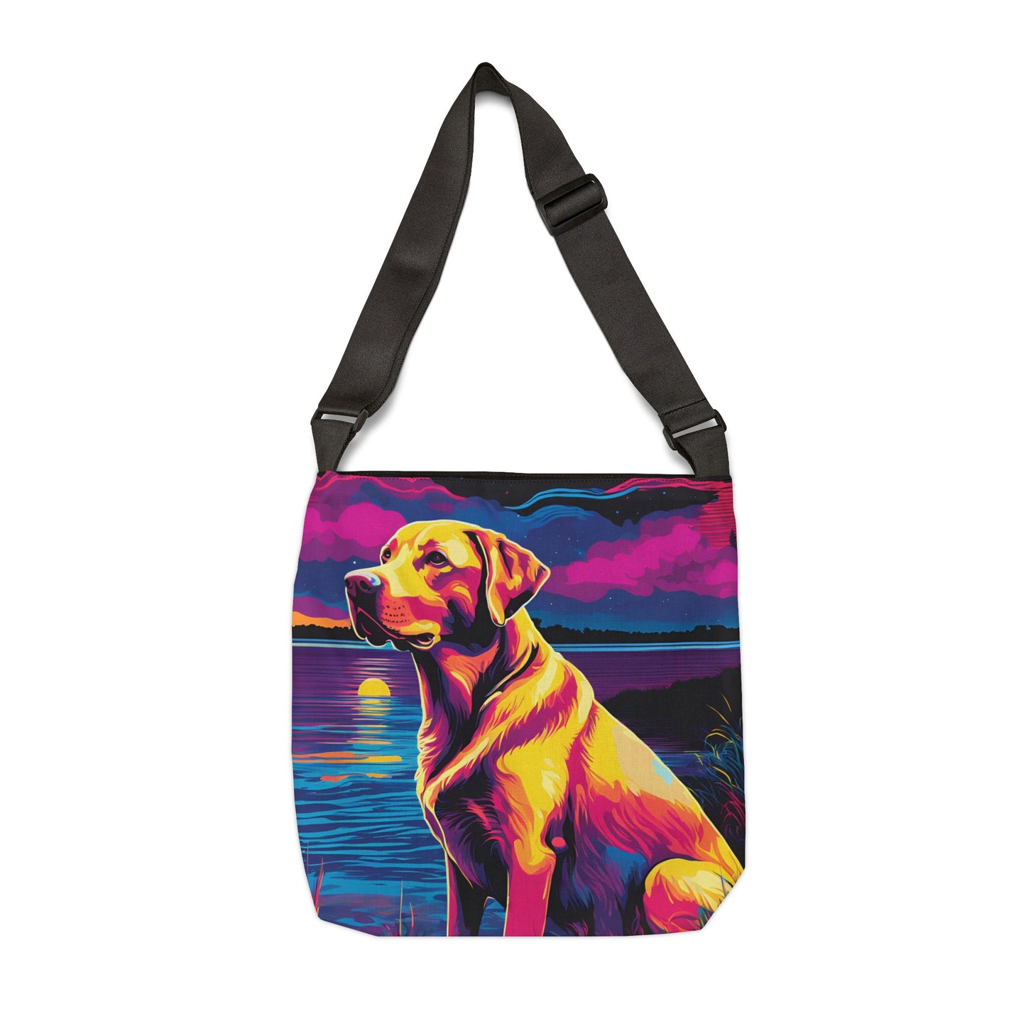 Yellow Lab Adjustable Tote