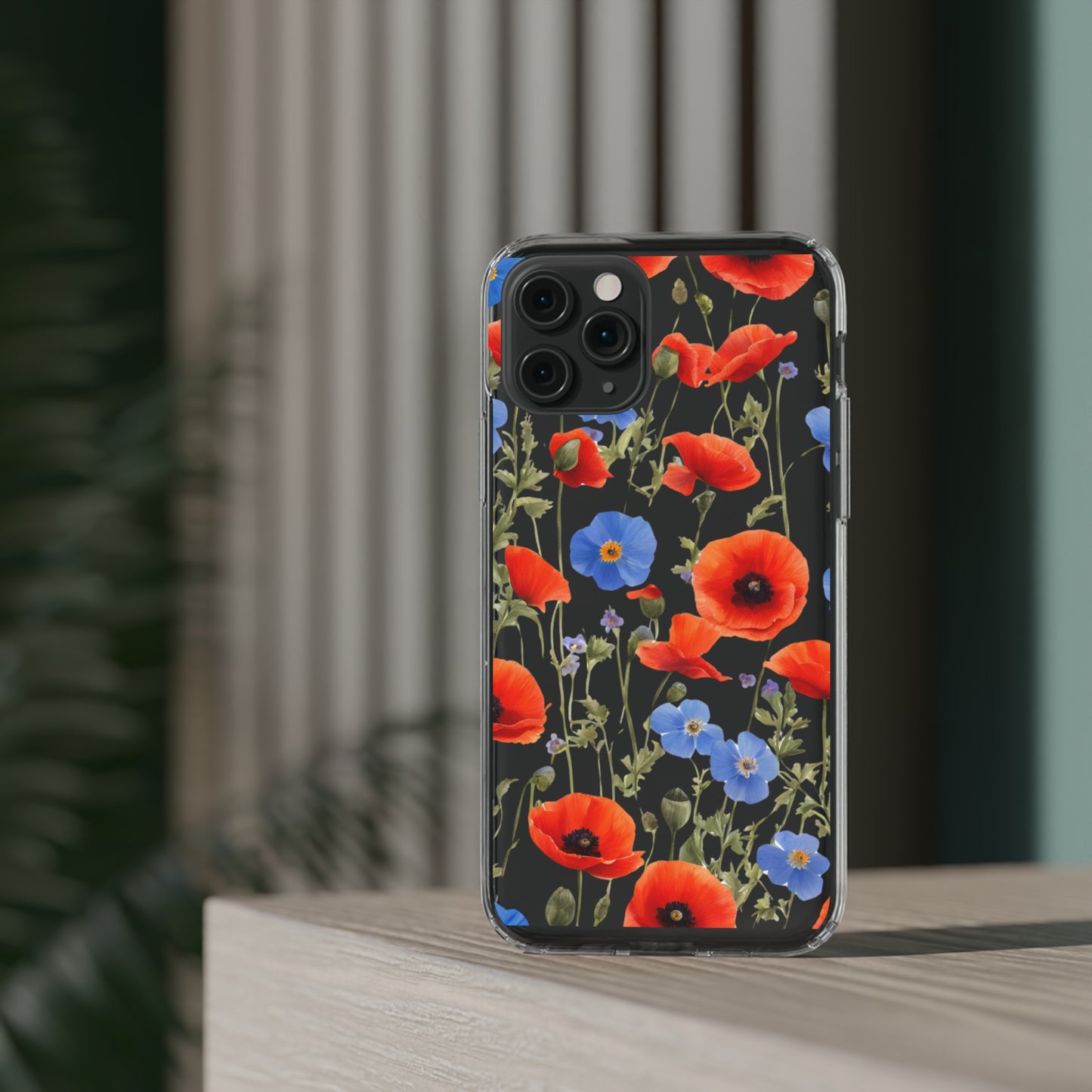 Poppy Clear Phone Case