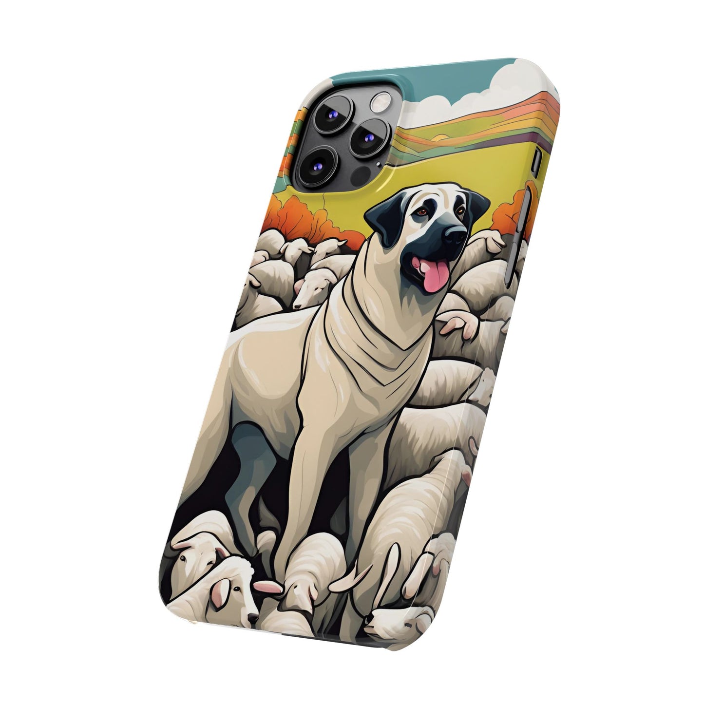 Kangal with flock Slim Phone Case