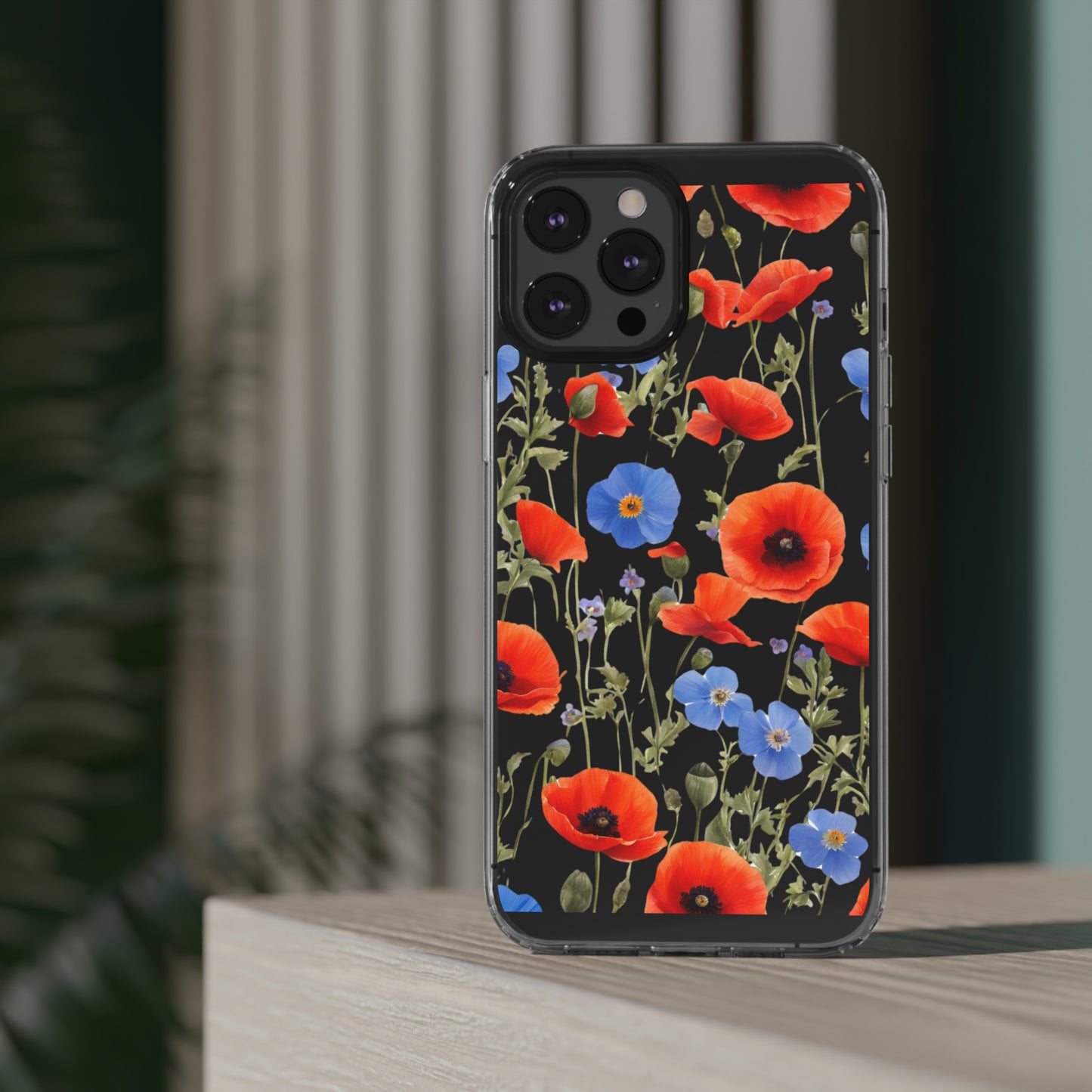 Poppy Clear Phone Case