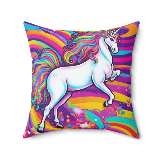 Rainbow Unicorn Pillow
