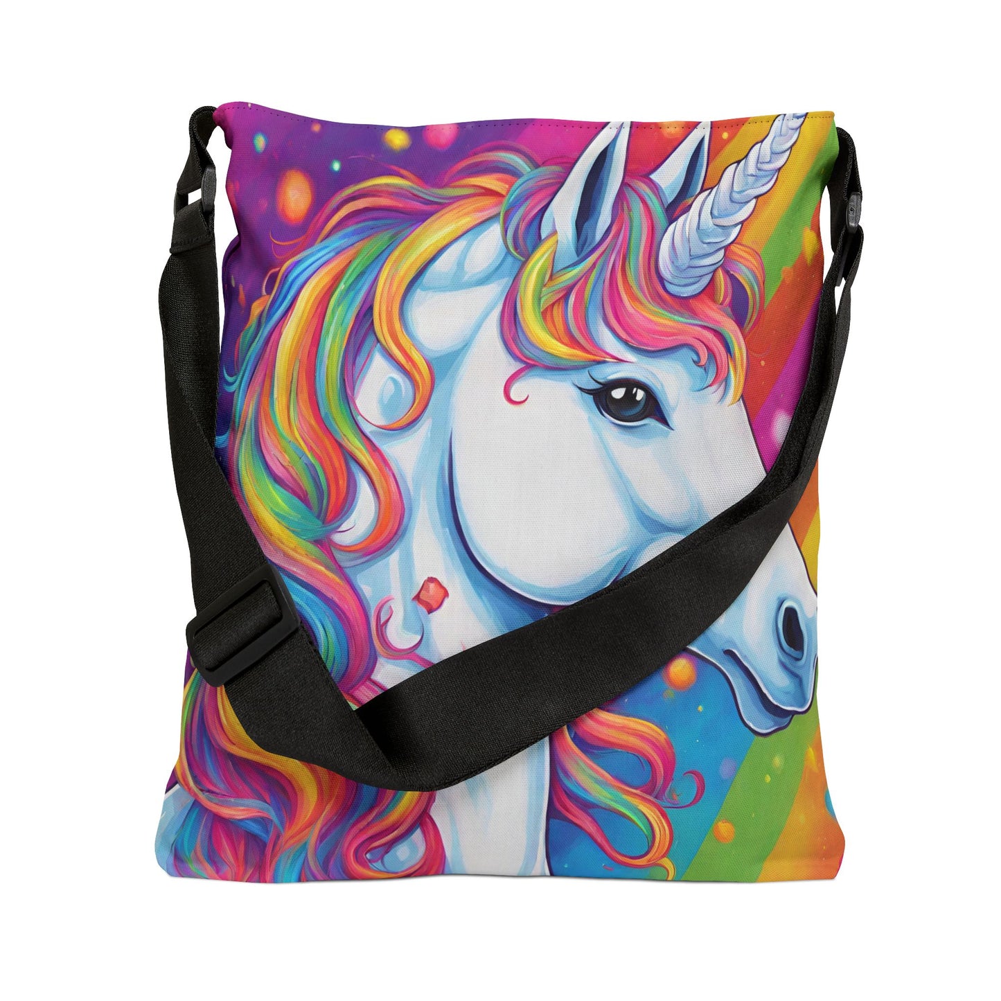 Rainbow Unicorn Adjustable Tote