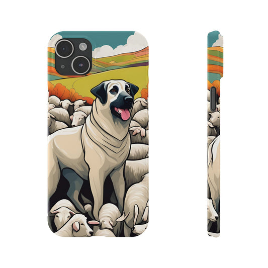 Kangal with flock Slim Phone Case