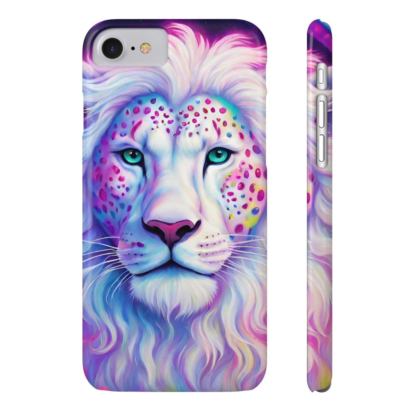 White Lion Slim Phone Case