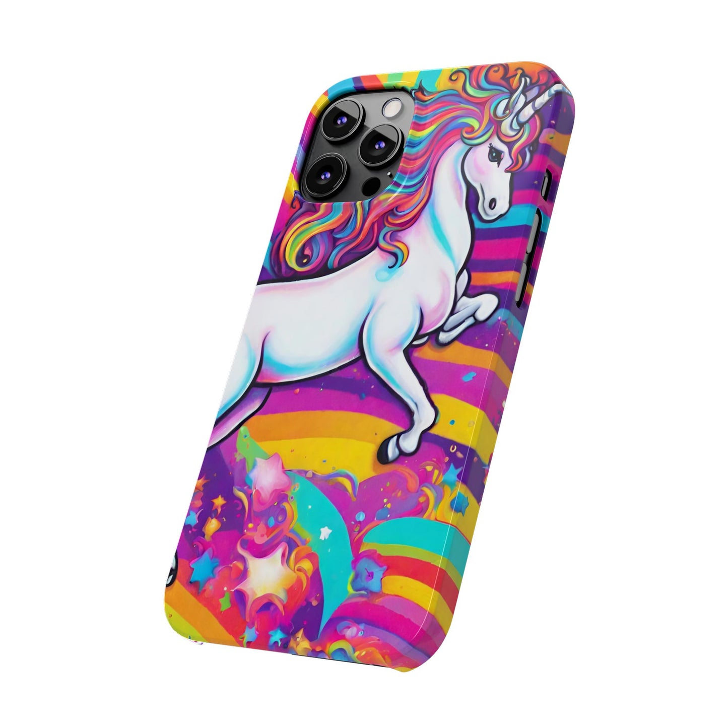 Rainbow Unicorn Slim Phone Case