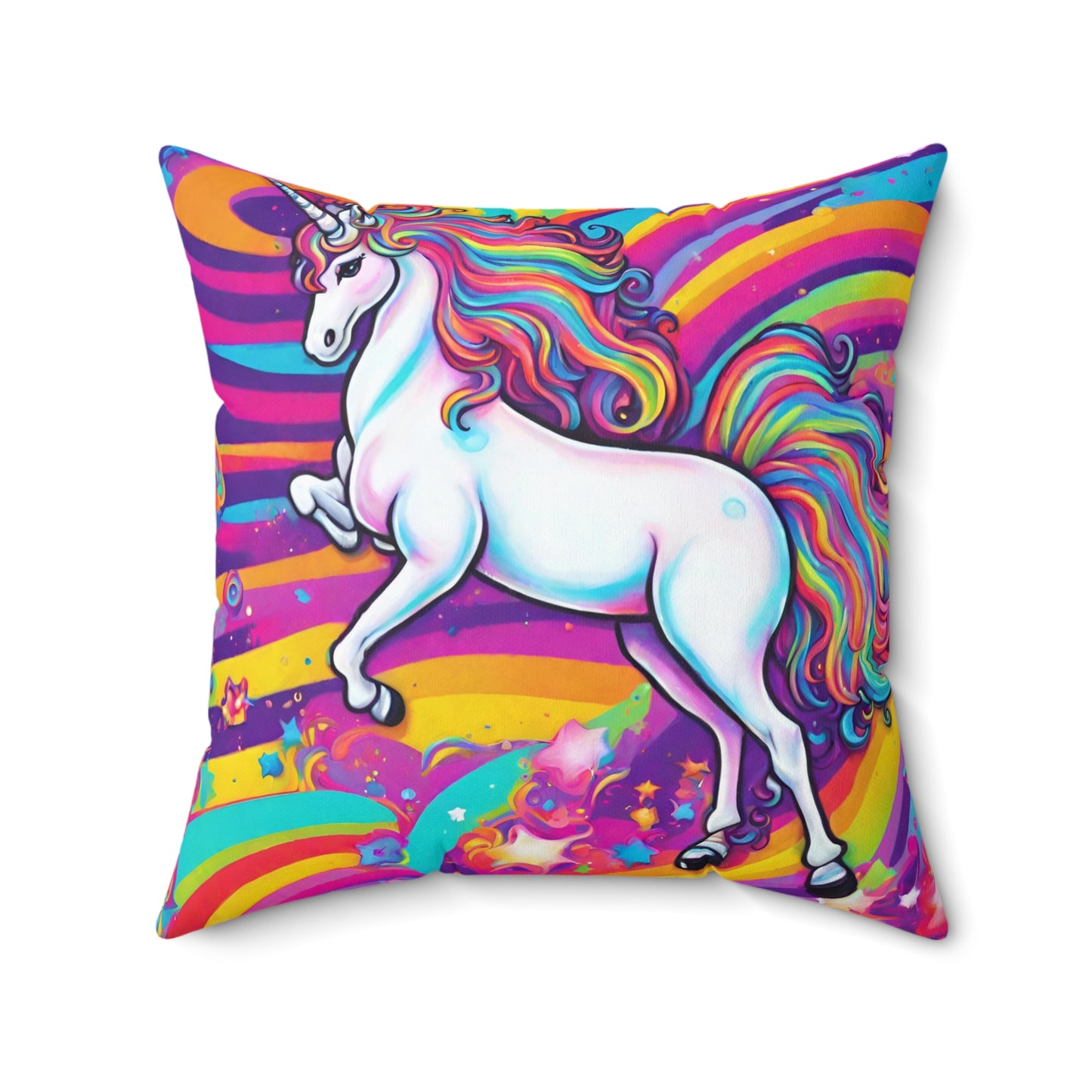Rainbow Unicorn Pillow