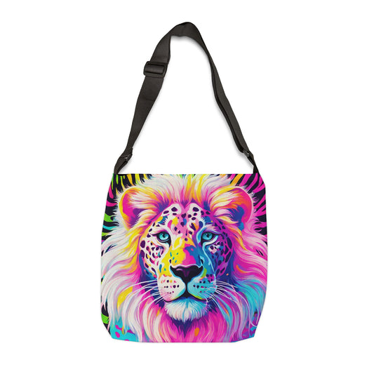 Rainbow Lion Adjustable Tote