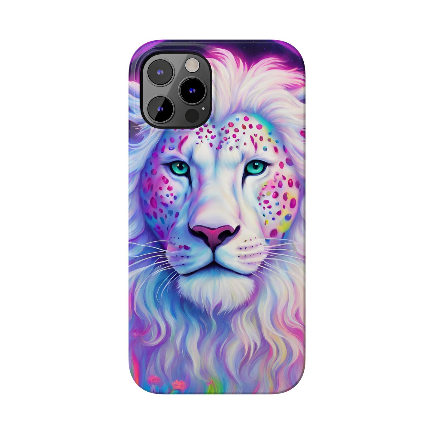 White Lion Slim Phone Case