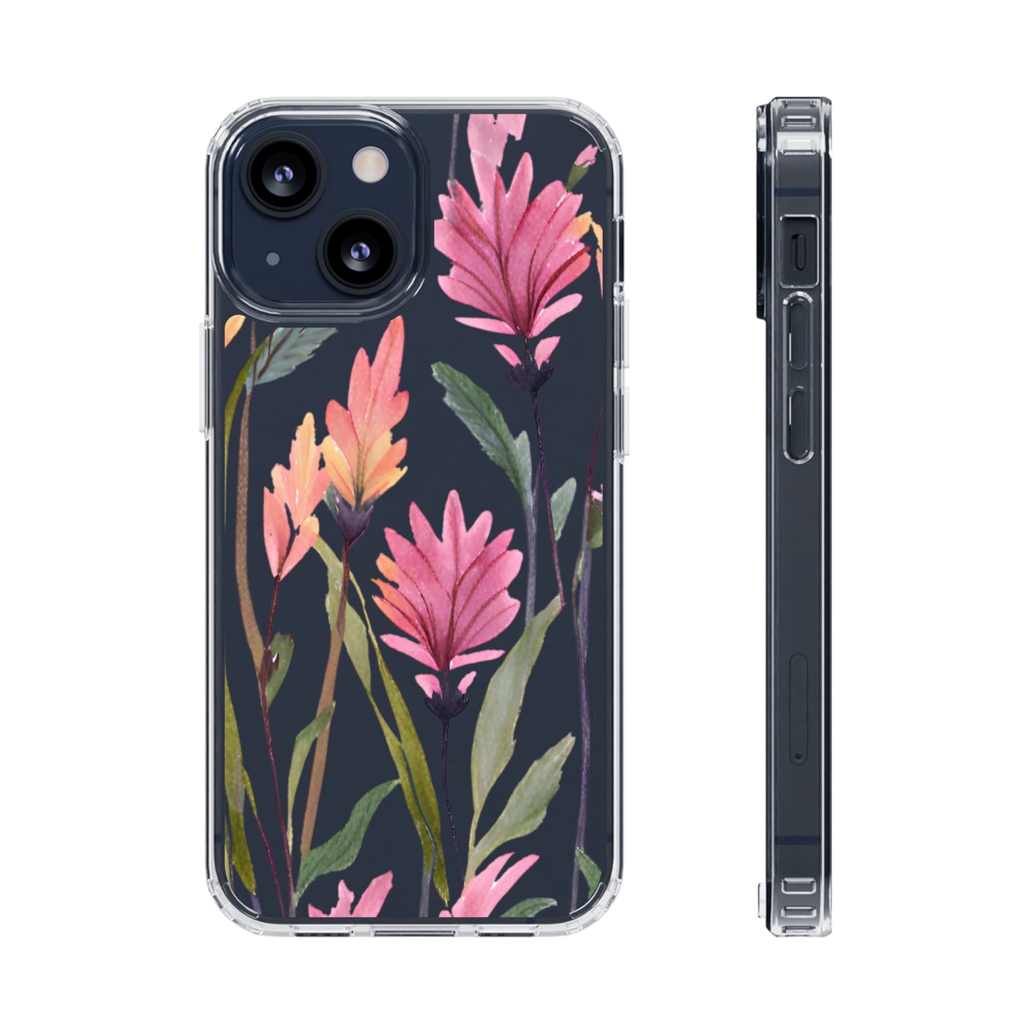 Flower Clear Phone Case