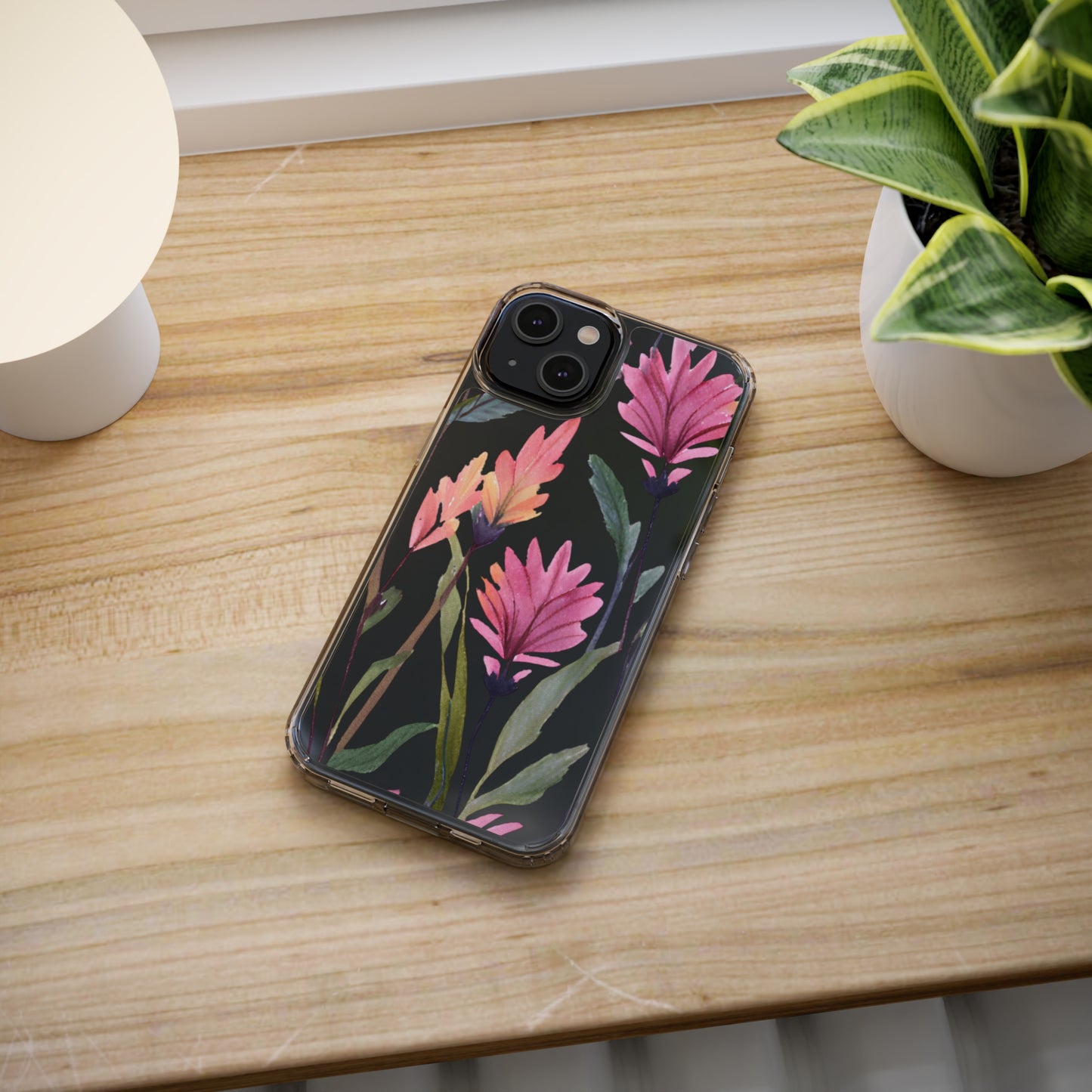 Flower Clear Phone Case